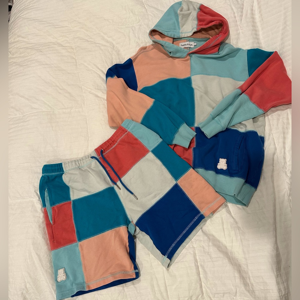 Teddy Fresh Patchwork Set Size Large